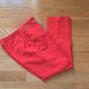 Tomato Red Slim Fit Dress Pant Size 6